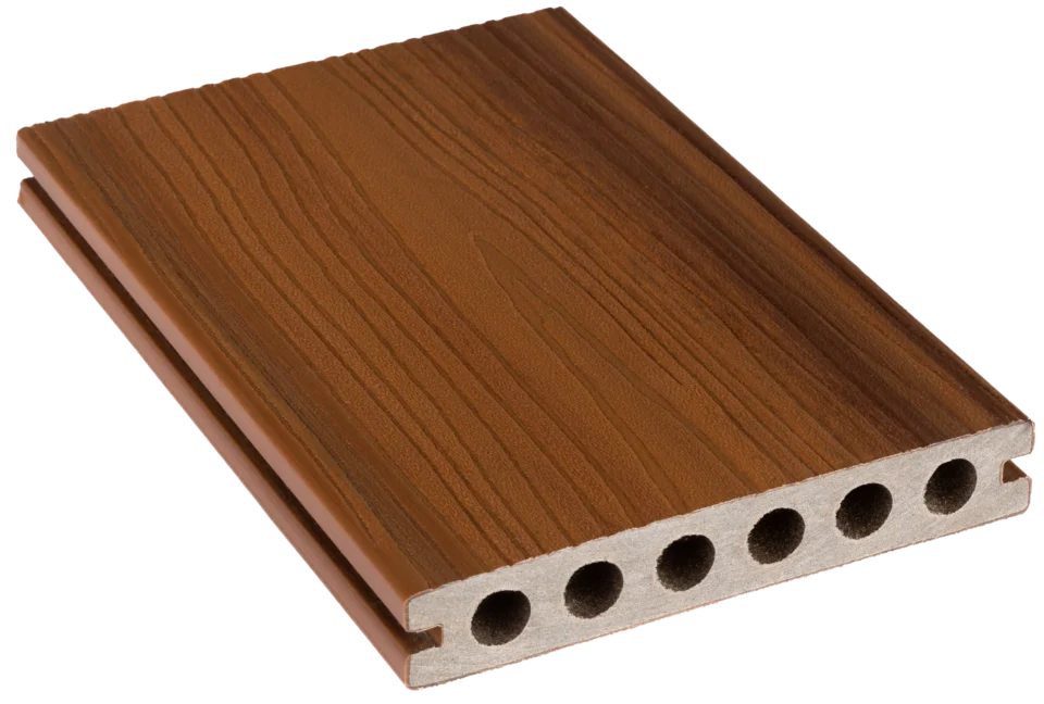 Perfil de deck: veta, sección y detalle para clientes de materiales y construcción.